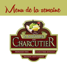 Menu Boutique du Charcutier